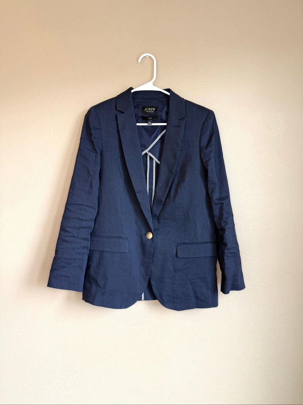 J. Crew Alfie Italian Linen Blazer Jacket